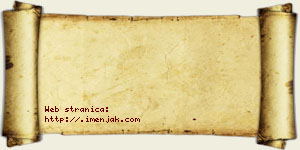 Neda Bzenić vizit kartica